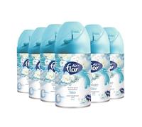 AIR FLOR - Ricarica Spray, Talco, 6 x 250 ml | Universale per erogatori automatizzati
