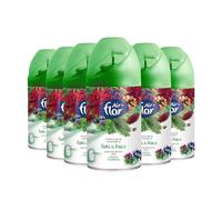 AIR FLOR | Ricarica Spray Universale per Erogatori Automatizzati, Fiori di Bosco, 6 x 250 ml