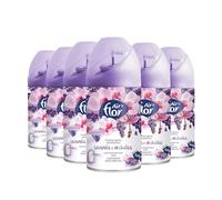AIR FLOR | Ricarica Spray Universale per Erogatori Automatizzati, Lavanda e Orchidea, 6 x 250 ml
