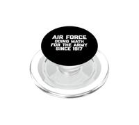 Air Force: Fare matematica per l'esercito... Camicia Divertente Air Force PopSockets PopGrip per MagSafe