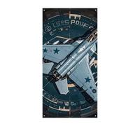 Air Force Fighter Jet Door Cover Primavera Estate Appeso Bandiera Portico Cartello Esterno Stagionale Vacanze Yard Decor per Porta d'ingresso e Portico
