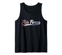 Air Force Patriotic Red White Blue American Pride Canotta