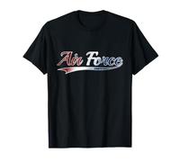 Air Force Patriotic Red White Blue American Pride Maglietta