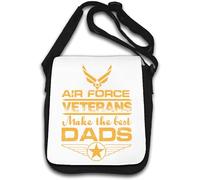 Air Force Veterans Make The Best Dads Borsa a tracolla bianca