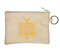 Air Force Veterans Make The Best Dads portachiavi portamonete beige