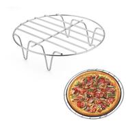 Air Fr itfritten Accessory Grille - Cuocere | Stand rotondo in acciaio inossidabile, supporto resistente alla lavatriceHa un rivestimento non rigoroso che impedisce il cibo di accusa