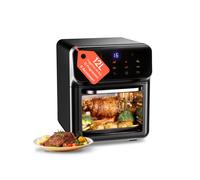 Air Fryer 12 Litri 1350W con Finestra, 2 Ripiani e Accessori - Facile da Pulire