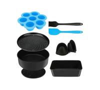 Air fryer accessory set, 9-piece set, suitable for Ninja Foodi, easy to clean