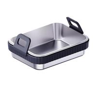 Air Fryer Baking Pan | Non-stick Heat-Resistant Grill Rack | Stainless Steel Baking Pan | Multi-purpose Double Layer Rack For Home Kitchen Commercial Restaurant Party Gathering Holiday Barbecue