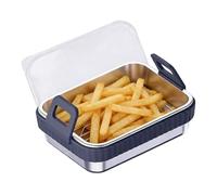 Air Fryer Basket - Food Grade Air Fryer Basket | Food Grade High-Temp Resistant Kitchen Tools With Lid | Airs Fryers Roasting Pan Baking Tray For Crispy Foods Home Dining Room