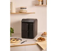 AIR FRYER DUAL STACK - Friggitrice Ad Aria Ad Aria 11,2 L A Doppio Livello Con Controllo Indipendente Nero