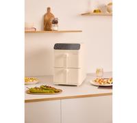 AIR FRYER DUAL STACK - Friggitrice Ad Aria Ad Aria 11,2 L A Doppio Livello Con Controllo Indipendente Bianco Panna