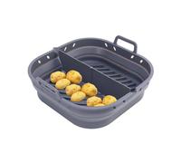 Air Fryer Liner, Silicone Air Fryer Liners, Stampo per Fryer e Vassoio, Pieghevole Air Fryer Fryer Liners Airfryer Accessori per Ninja