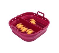 Air Fryer Liner, Silicone Air Fryer Liners, Stampo per Fryer e Vassoio, Pieghevole Air Fryer Fryer Liners Airfryer Accessori per Ninja