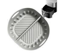 Air Fryer Liners Silicone, Heat-Resistant Non-Stick, Reusable Divided | Air Fryer Pot Divider, Insert Replacement for Cafeteria Dormitory, Restaurant Pantry, Countertop Diner, Catering Bakehouse