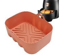 Air Fryer Liners, Silicone Microwave Tray, Heat Resistant Food Grade, Rectangular Oven Mat, Kitchen Tool for Toaster, Ristorante, Cooking, Baking, Home, 7,87 x 5,91 x 2,64 pollici