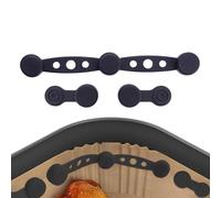 Air Fryer Magneti - Fibbie di sicurezza resistenti al calore | Fodera in carta pergamena sicura | Supporto con fibbia in silicone per friggitrici ad aria | Fit High Temperature-Resistantt Langable