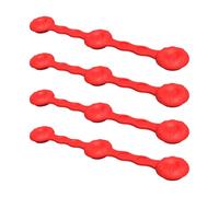 Air Fryer Magnets - 4 Pieces Silicone Parchment Paper Liner Lock | Silicone Fixing Buckle | For Kitchen Home Cooking Meal Prep Family Dinner Restaurant Camping Dorm Break Room