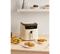 CREATE/FRYER PRO LARGE/Friggitrice ad aria senza olio 6,2L Bianco sporco / 8 programmi automatici, selettore di temperatura 40-200°, 1800W