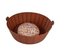 Air Fryer Silicone Baking Trray - Air Fryer Tray, riutilizzabili Liners in silicone Inserimento ciotole per aeronometri | Facile da cucinare Siliconê antiaderente per il vapore del forno a micro-