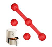 Air Fryer Silicone Magnet - Heat-Resistant Safety Buckles To Secure Parchment Liners | Prevent Paper Burning & Food Covering | Fit for all Iron-Basket Models for Parchment Paper Liners | M