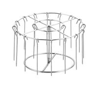 Air Fryer Skewers Stand - Stainless Steel Non-Stick Vertical Roasting Rack