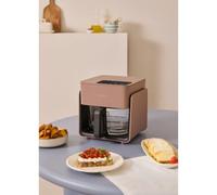 AIR FRYER STUDIO CRYSTAL - Friggitrice Ad Aria Ad Aria In Vetro 4,2 L Con Vaporizzatore Opzionale Moka