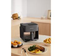 AIR FRYER MIST - Friggitrice Ad Aria Ad Aria In Vetro 4,2 L Con Vaporizzatore Nero