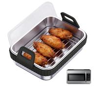 Air Fryer Tray, Baking Pan, Portatile Roasting Basket, High Temp Resistant Tools, Culinary Essentials, Top Usage Accessory for Crispy Foods Kitchen Cooking Restaurant Dining Room Home and Frying Usage