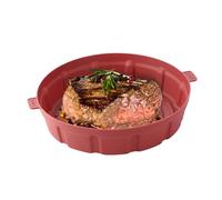 Air Fryers Silicone Basket - Anti-Scalding Handle, Durable Silicone Tray | Multipurpose Oven Liner Sheets, non toxik Food Grade Mats, Perfect Heat Resistant Cookware, for microwave oven air fryer