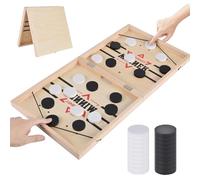 Air Hockey da Tavolo, Fast Sling Puck Game, Doppio Combattimento Rapido Rimbalzo, Jouets de Jeu de Société Hockey, Soccer da Tavolo Calcetto Gioco, Jeu Interactif per Genitori e Figli