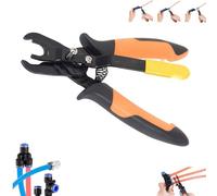 Air Hose Connector Removal Tool,Push to Connect Disconnect Tong Tool Fittings 1/4”,5/16” (6mm,8mm),Quick Connect Air Hose Fittings RemovalTool,for Removing Push-Fit Pneumatic,Automotive,AirCompressor