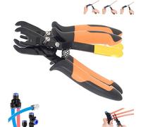 Air Hose Connector Removal Tool,Push to Connect Disconnect Tong Tool Fittings 1/4”,5/16” (6mm,8mm),Quick Connect Air Hose Fittings RemovalTool,for Removing Push-Fit Pneumatic,Automotive,AirCompressor