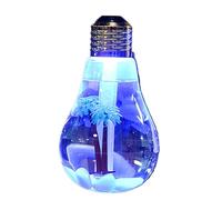 Air Humidifier, Portable Diffuser, Bedroom Purifier, 7 Color Light Design, Quiet Ultrasonic Mist, Study Sleep Travel Agency Use, 3.46x3.46x6.22 Inches, White, 1 pezzo