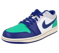 Air Jordan 1 Basso Scarpe Uomo (Sail/Stadium Green/Neutral Grey/Deep Royal Blue), Vela/Deep Royal Blue, 44 EU