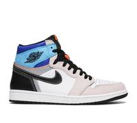 Nike Scarpe da Basket Air Jordan 1 Mid Uomo, Bianco Totale Arancione Multi Colore, 8.5