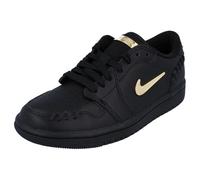 Air Jordan 1 Low Method of Make 'Gym Red/Metallic Gold' (FN5032 607) da donna, Nero Oro Metallico 007, 35.5 EU