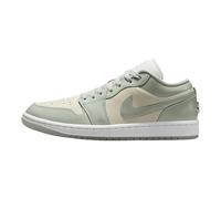 Air Jordan 1 Low SE Scarpe Donna (HF4078-100, Sail/Metallico Argento/Bianco/Seafoam), Vela/Argento Metallico/Bianco/Schiuma marina, 41 EU