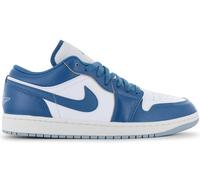 Air JORDAN 1 Low SE Sneakers Uomo FN5214-141 Scarpe Bianco-Blu NUOVO
