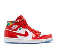 Air Jordan 1 Mid Barcelona Sweater Red Patent EU:42.5
