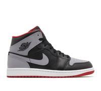 Jordan Air 1 Mid, Black/Fire Red/White/Cement Grey 46