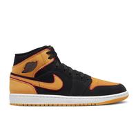 Air Jordan 1 Mid Fat Tongue Black Orange EU:44