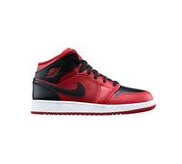 Air Jordan 1 Mid GS Reverse Bred 554725-660 Size 36.5