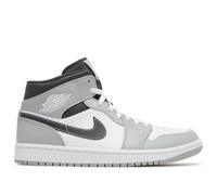 NIKE Air Jordan 1 Mid, Scarpe da Pallacanestro Uomo, Lt Smoke Grey White Anthracite, 40.5 EU