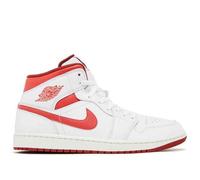 Air Jordan 1 Mid SE "White Dune Red" Ref. FJ3458-160 Colore Bianco Taglia 45.5