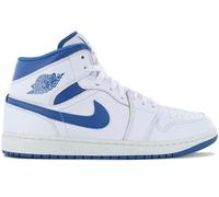 Air jordan 1 mid Se - Uomo Sneaker Pelle Bianco-Blu FN5215-141 Scarpa da Basket