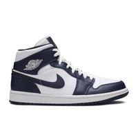Air Jordan 1 Mid White Metallic Gold Obsidian EU:44