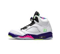AIR JORDAN 5 Retro Alternate Bel-Air - Db3335-100 - Dimensione, bianco (Bianco/Viola Corte/Rosa Racer/Verde Fantasma), 44.5 EU