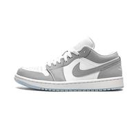 Nike - Air Jordan 1 Low - Sneakers basse bianche e grigie-Bianco WM 9