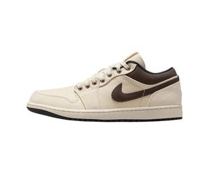 AIR JORDAN LOW PRM "AVORIO CHIARO/MARRONE BAROCCO-OFF NOIR"